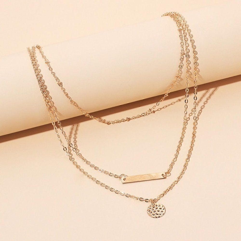 Trendy Layered Ladies Necklace - Picture 5 of 5